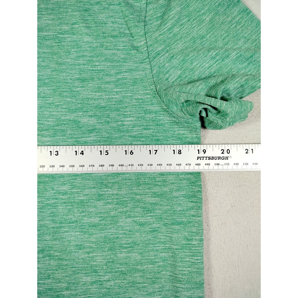 J.Crew Performance Polo Shirt Mens Small Green Solid Golf Stretch Wicking - Picture 6 of 7